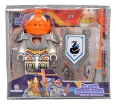 Boneco Blocos de Montar Block Heroes Polibrinq Missão Medieval Boneco Blocos de Montar Block Heroes Polibrinq Missão Medieval