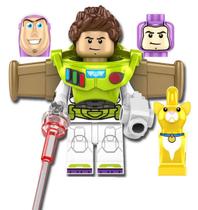 Boneco Blocos De Montar Buzz Lightyear Toy Story - Mega Block Toys