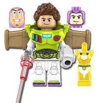 Boneco Blocos De Montar Buzz Lightyear Toy Story