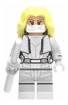 Boneco Blocos De Montar Canário Branco Arrow