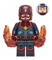 Boneco Blocos De Montar Capitã Marvel