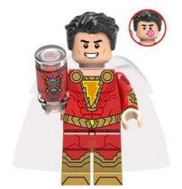 Boneco Blocos De Montar Dc Comics Shazam Super Herói Boneco Blocos De Montar Dc Comics Shazam Super Herói