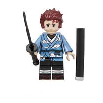 Boneco Blocos De Montar Demon Slayer Kamado Tanjirou Anime