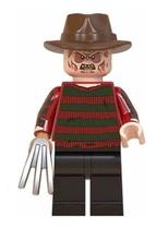 Boneco Blocos De Montar Freddy Krueger Terror Pesadelo