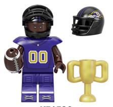 Boneco Blocos De Montar Futebol Ravens Futebol Americano - Mega Block Toys