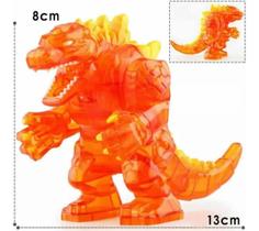 Boneco Blocos De Montar Godzilla Red Lótus Grande