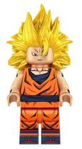 Boneco Blocos De Montar Goku Super Dragon Ball - Mega Block Toys