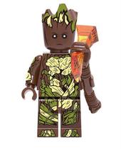 Boneco Blocos De Montar Groot Tacape Guardiões Da Galáxia