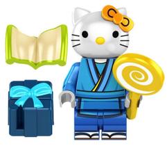 Boneco Blocos De Montar Hello Kittty Lolly Pop Yellow