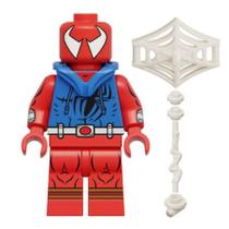 Boneco Blocos De Montar Homem Aranha Escarlate