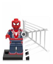 Boneco Blocos De Montar Homem Aranha Spiderman Ps4 Teia