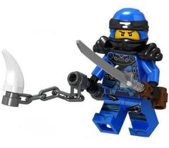 Boneco Blocos De Montar Jay Fight Combate Ninja Go Ninjago