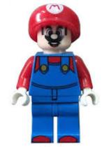 Boneco Blocos De Montar Minifigure Nintendo Game Mario Bros