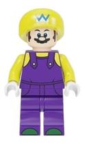 Boneco Blocos De Montar Minifigure Wario Nintendo Game Mario