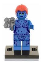 Boneco Blocos De Montar Mística X Men Marvel