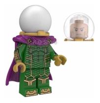 Boneco Blocos De Montar Mysterio Clássico Homem Aranha