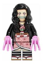 Boneco Blocos De Montar Nezuko Kamado Demon Slayer