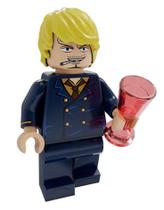 Boneco Blocos De Montar One Piece Sanji Rocks