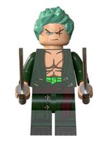 Boneco Blocos De Montar One Piece Zoro Pirate