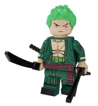 Boneco Blocos De Montar One Piece Zoro Rocks