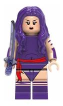 Boneco Blocos De Montar Psylocke X-Men Marvel