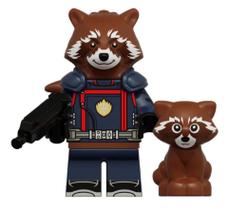 Boneco Blocos De Montar Raccoon Guardiões Da Galáxia 3