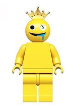 Boneco Blocos De Montar Rainbow Friend Amarelo