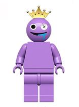 Boneco Blocos De Montar Rainbow Friend Roxo