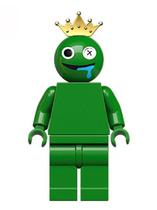 Boneco Blocos De Montar Rainbow Friend Verde