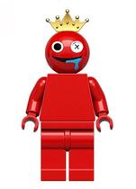 Boneco Blocos De Montar Rainbow Friend Vermelho