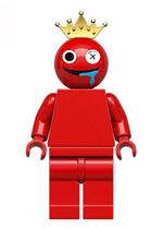 Boneco Blocos De Montar Rainbow Friend Vermelho