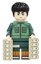 Boneco Blocos De Montar Rock Lee Naruto Mangá