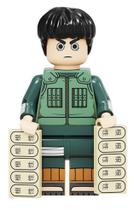 Boneco Blocos De Montar Rock Lee Naruto Mangá