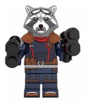 Boneco Blocos De Montar Rocket Raccoon Vingadores