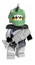 Boneco Blocos De Montar Shark Army Angler Ninja Go Ninjago
