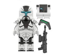 Boneco Blocos De Montar Star Wars Clone Commando 6 Bw