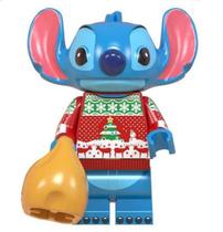 Boneco Blocos De Montar Stitch Natal Minifigure