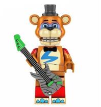 Boneco Blocos De Montar Super Freddy Five Nights At Freddys - Mega Block Toys