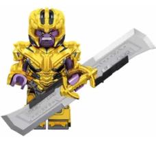 Boneco Blocos De Montar Thanos Espada Double Blade Especial