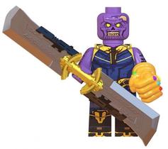 Boneco Blocos De Montar Thanos Zumbie Marvel Terror