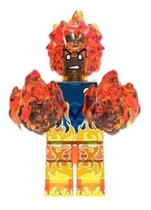 Boneco Blocos De Montar Tocha Humana Quarteto Fantástico Boneco Blocos De Montar Tocha Humana Quarteto Fantástico