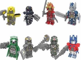 Boneco Blocos De Montar Transformers Bumblebee Optimus Prime