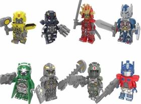 Boneco Blocos De Montar Transformers Bumblebee Optimus Prime