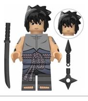 Boneco Blocos De Montar Uchiha Sasuke Personagem Naruto