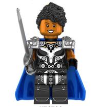 Boneco Blocos De Montar Valquíria Thor Amor E Trovão