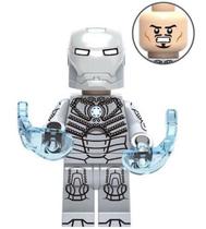 Boneco Blocos De Montar Vingadores Iron Man Mk 2 Avengers - Mega Block Toys