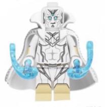 Boneco Blocos De Montar Visão Branco Wandavision