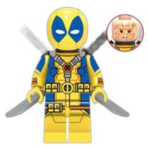 Boneco Blocos De Montar Yellow Deadpool