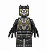 Boneco Blocos Montar Pantera Negra Armadura Wakanda Forever