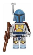 Boneco Boba Fett Mandalorian Blocos De Montar Star Wars